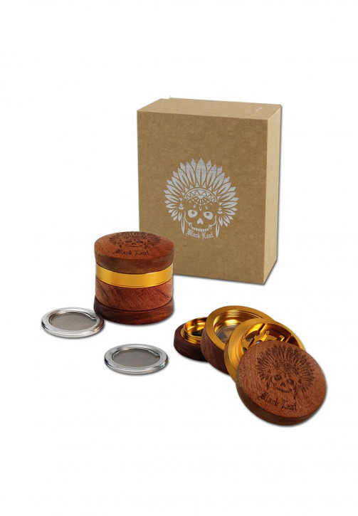 Black Leaf Alu-/Holzgrinder 4-tlg