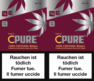CPure Fedtonic Outdoor CBD Hanf Tabakersatz