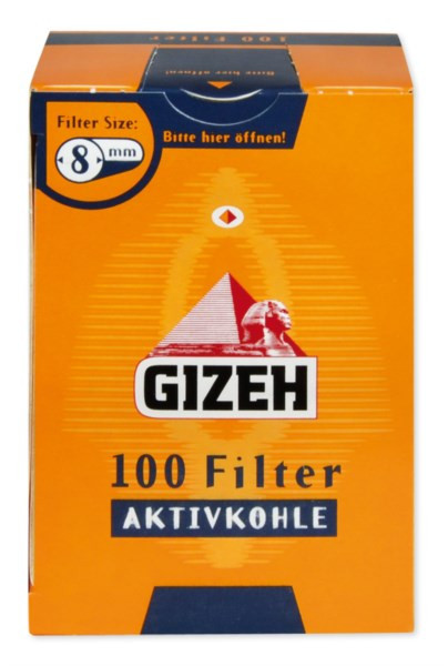 Gizeh Gelb Aktivkohlefilter 100