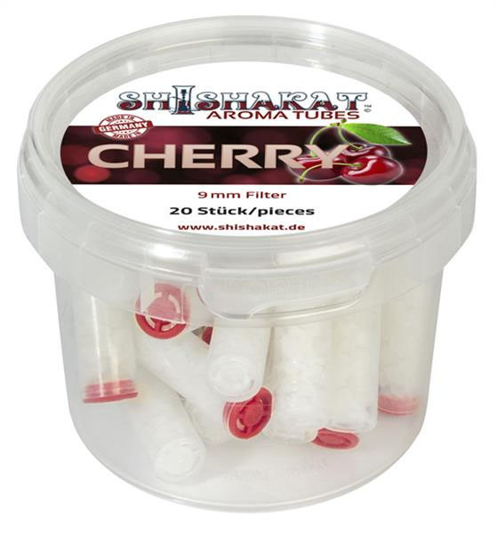 Shishakat Aroma Tubes Filter Cherry 9mm 20x