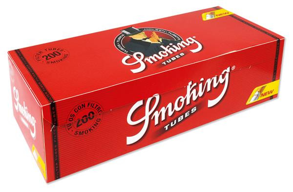 Smoking De Luxe Zigarettenhülsen Tubes 200 Stk.