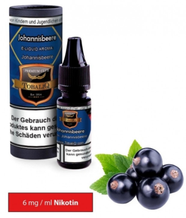 Liquid TobaliQ Schwarze Johannisbeere 6mg Nikotin