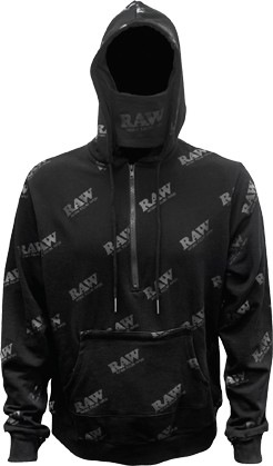 RAW Rawler ZIP Hoodie Black Kaputzen Pullover