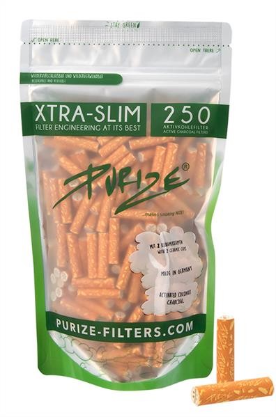Purize Aktivkohlefilter XTRA Slim Spy 250 Stk.