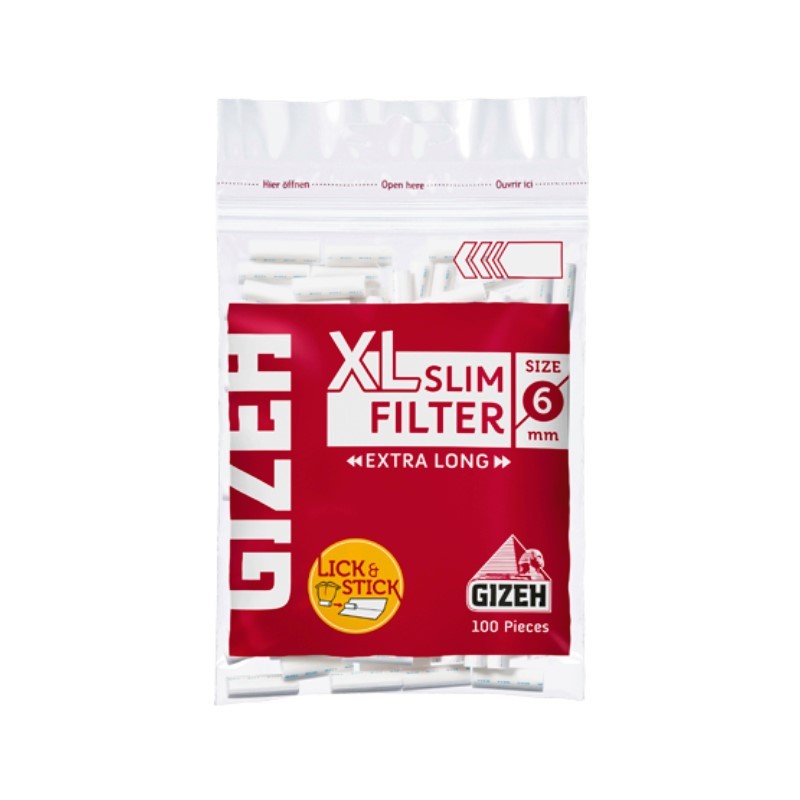 GIZEH XL Slim Filter 100 Stk.