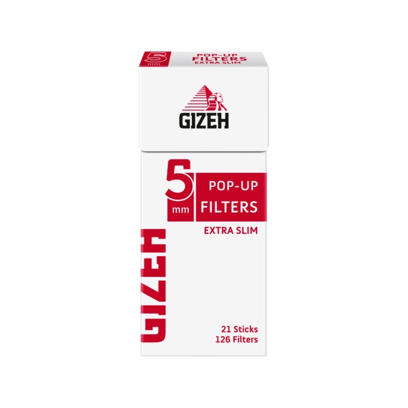 GIZEH Filter Sticks Extra Slim 126 Stk.