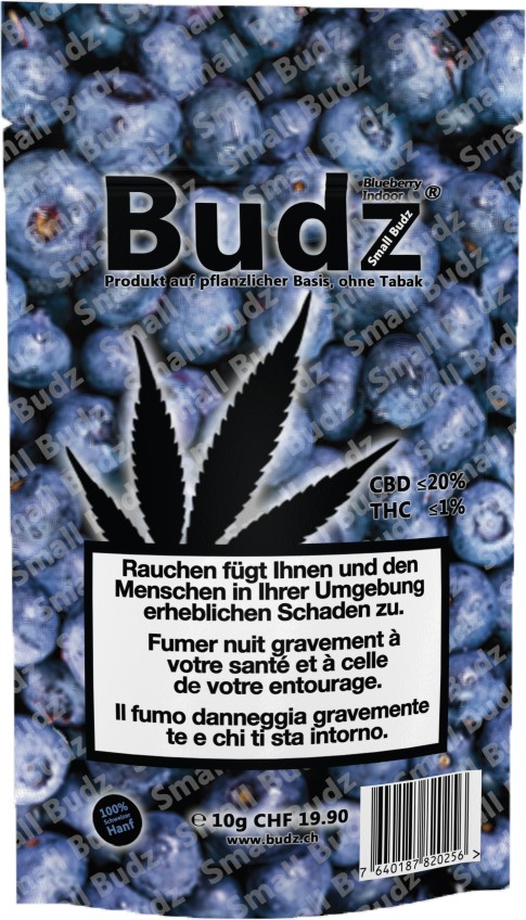 Budz Blueberry Indoor Smallbuds 10g CBD Hanfblüten