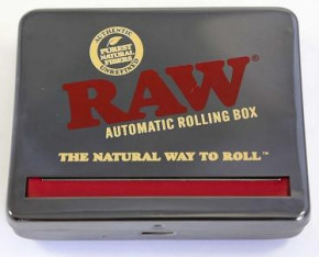 RAW Rolling Box 70mm – Drehmaschine Zum Selbst Rollen Von Zigaretten, Aus Metall (1 Stück)